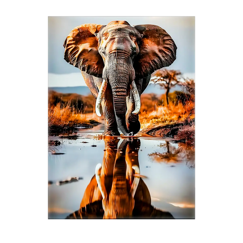 Tableau Africain Elephant