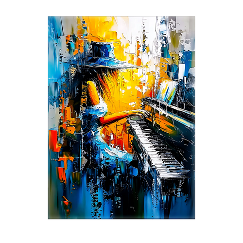 Tableau Peinture Musique