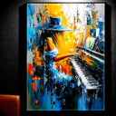 Tableau Peinture Musique