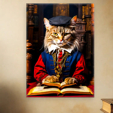 Tableau Ancien Chat