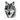 Tableau Loup Noir et Blanc