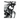 Tableau Noir et Blanc Abstrait