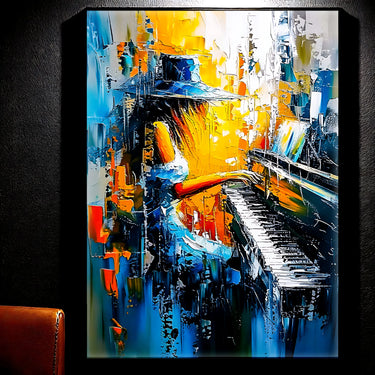 Tableau Peinture Musique