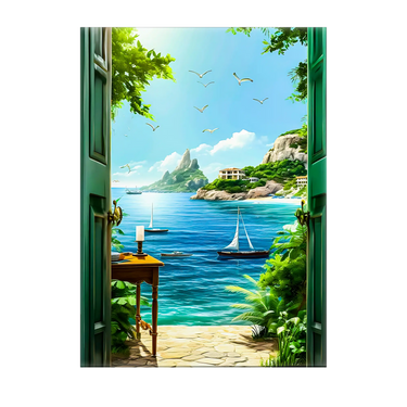 Tableau Trompe L Oeil Fenetre Ouverte