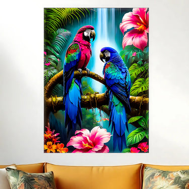 Tableau Tropical Perroquet
